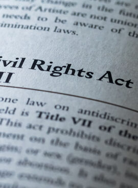 Civil Rights Act of 1964 Title VII written in business textbook